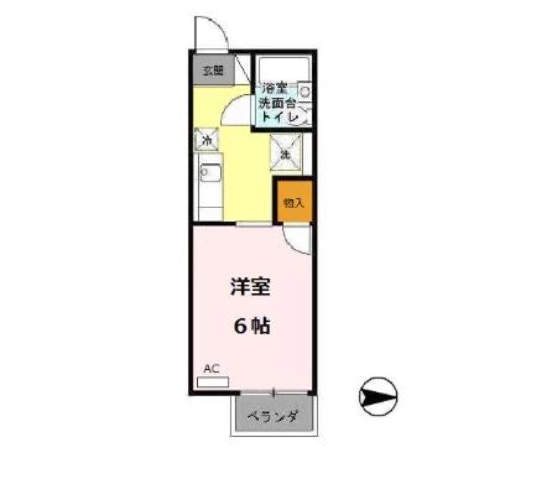 間取り図 ジュネス阪本