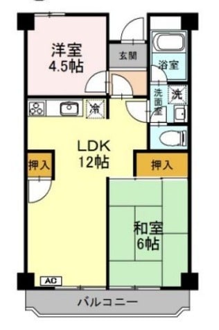 間取り図 ハピネス箕面
