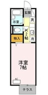 プリマベーラ 1Kの間取り