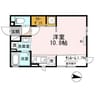 メープルヒル 1Rの間取り