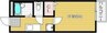 ソレーユ小野原 1Kの間取り