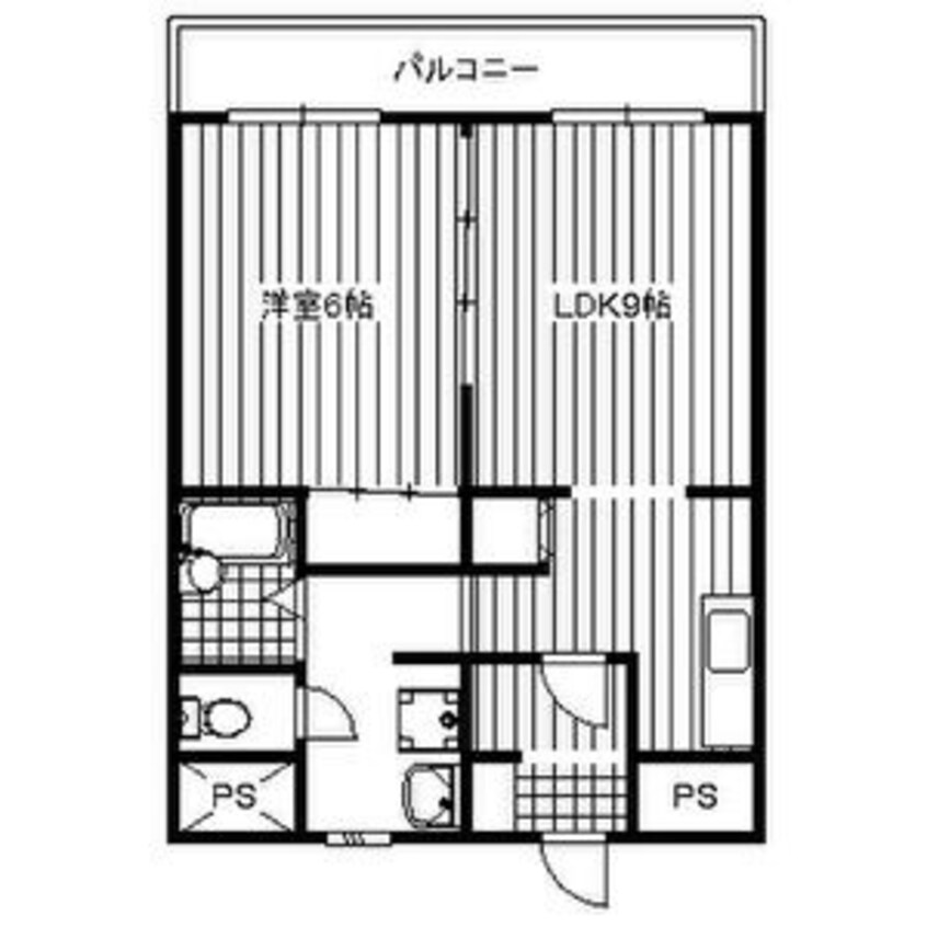 間取図 サンローズ唐池
