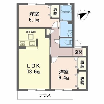 間取図 パルケ・アミスタ　II