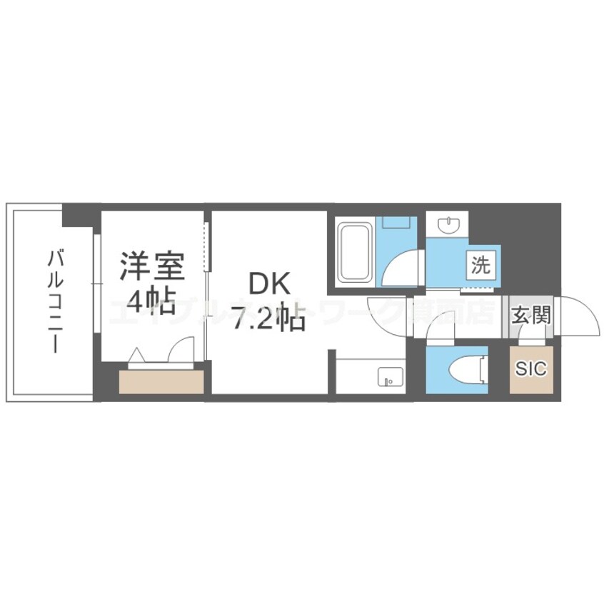 間取図 Ｒｅｆｉｓｉａ箕面船場