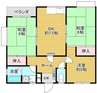 百楽マンション 3DKの間取り