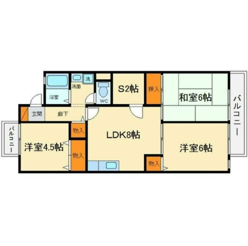 間取図 サニーハウス