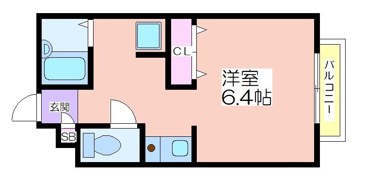間取り図 ハイム多摩Ⅱ