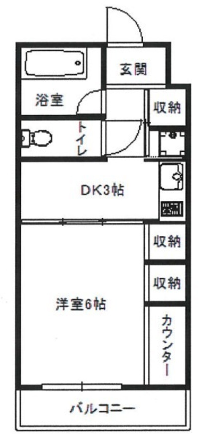 間取図 レイドール箕面