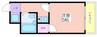 武藤マンション 1Kの間取り
