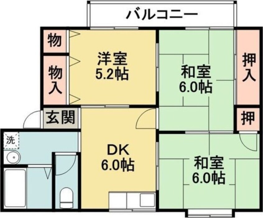 間取図 プレミール箕面