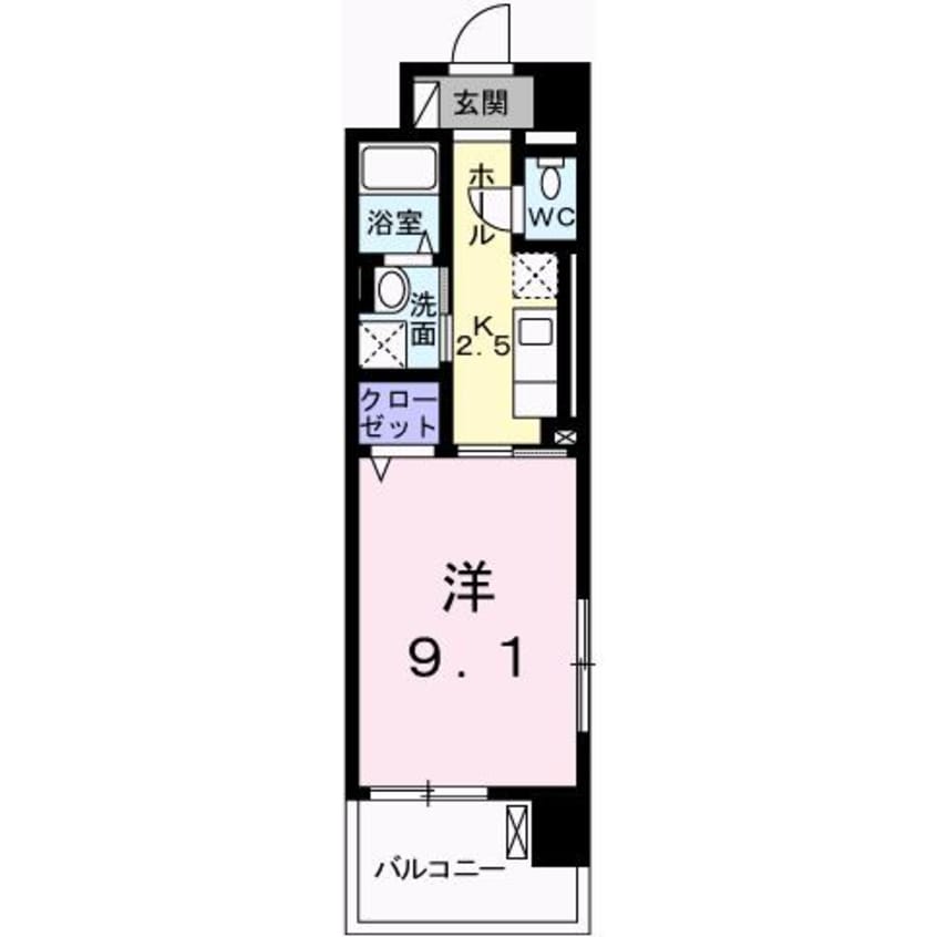 間取図 クレール姫路