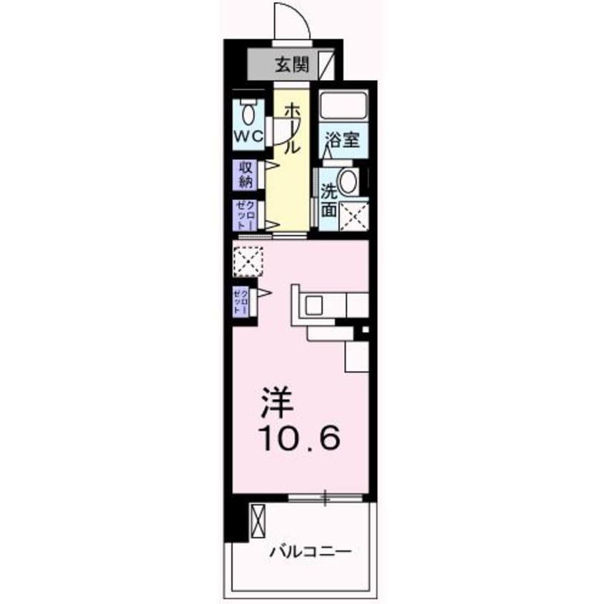 間取図 クレール姫路Ⅱ