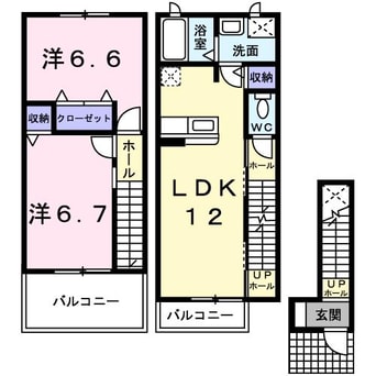 間取図 セレーノ・A