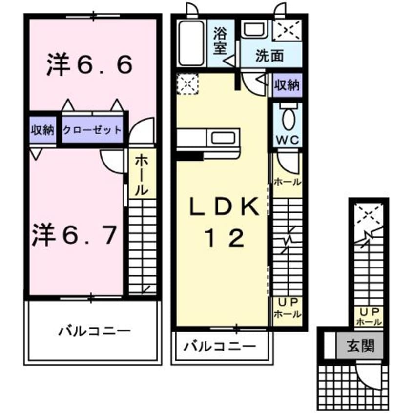間取図 セレーノ・A