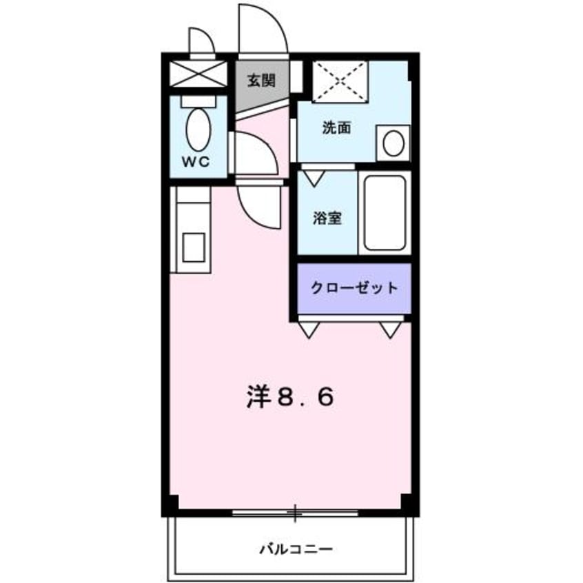 間取図 プラードアロージョ