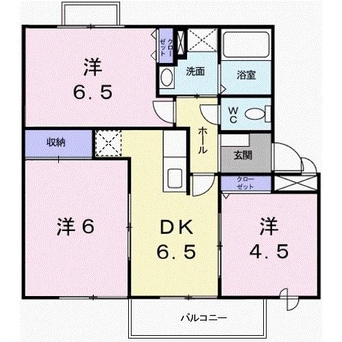 間取図 ベネッセ1071B