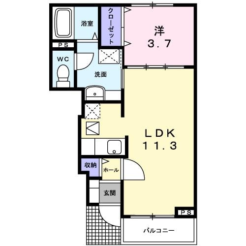 間取り図 メゾン・ド・花水木　参番館