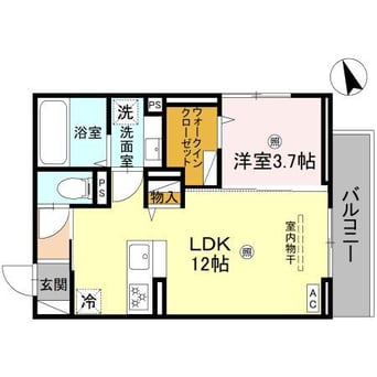 間取図 D－PLACE町坪