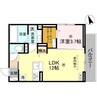 D－PLACE町坪 1LDKの間取り