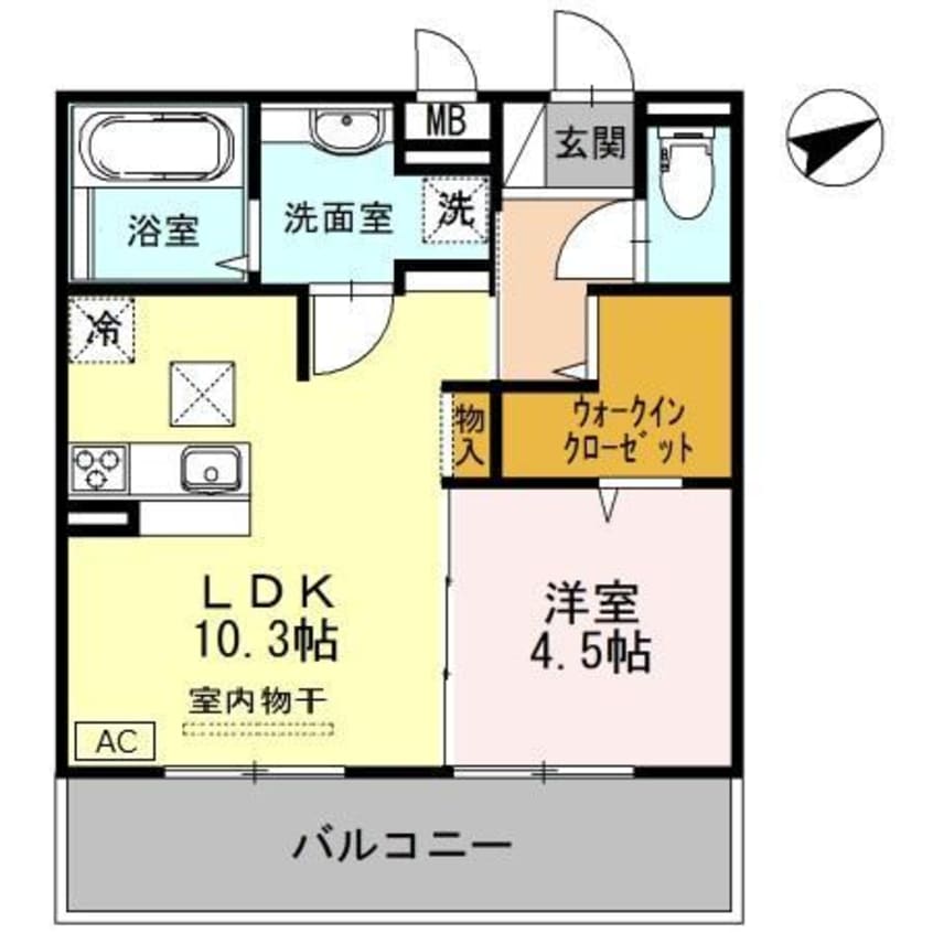 間取図 アップフィールド