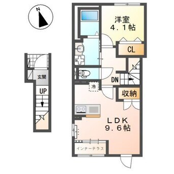 間取図 クローバーエイト