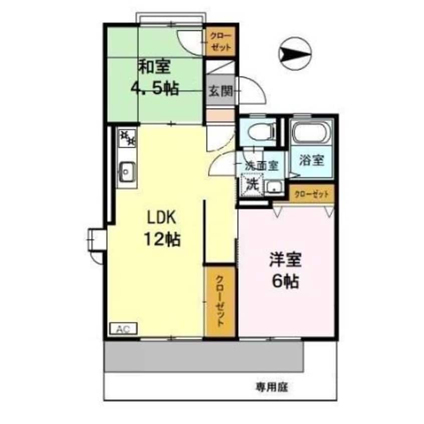 間取図 エルハイツイイダ