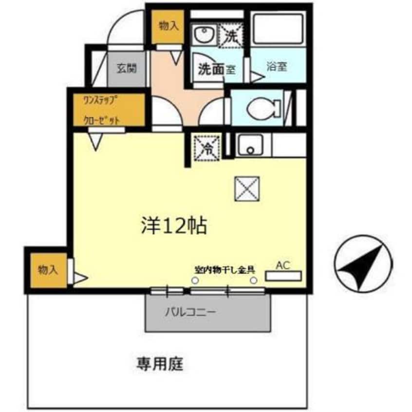 間取図 プリムールコート