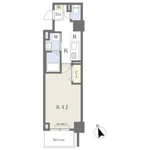 間取り図 MISTRAL姫路駅前Ⅶ