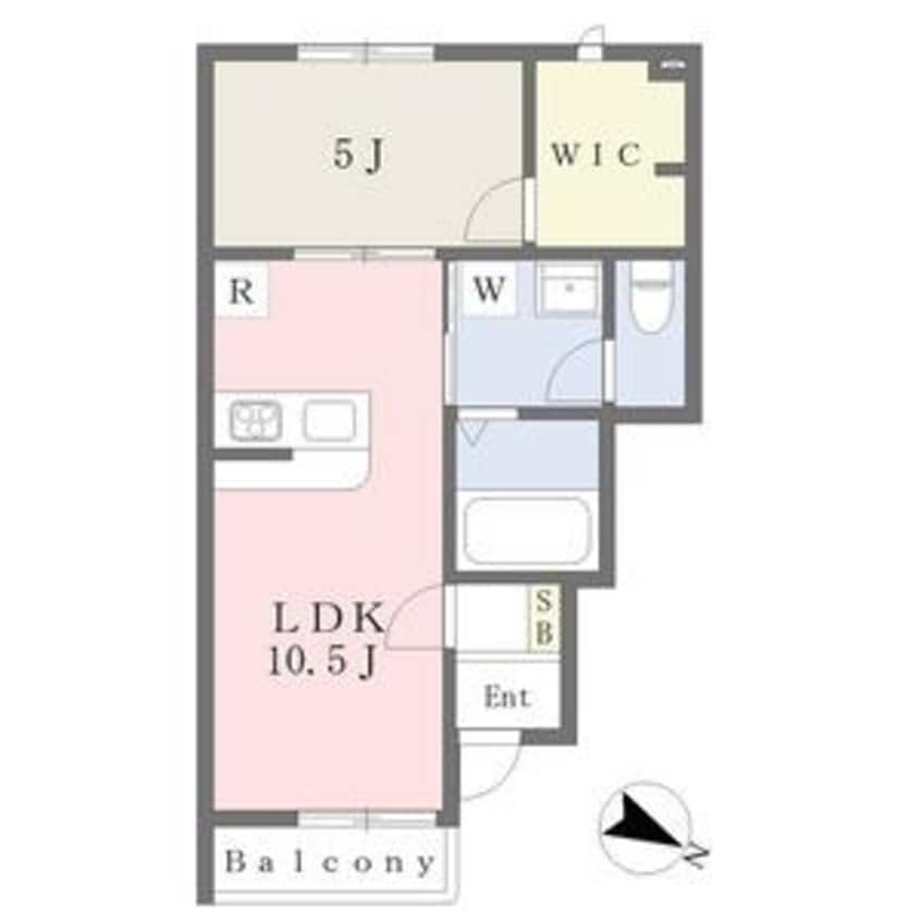 間取図 リュッケ御立中
