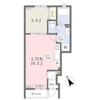 間取図 カプラン花田Ⅰ