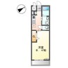 ファルコ土山 1Rの間取り