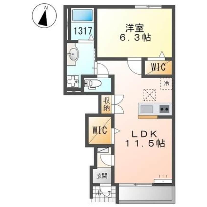 間取図 アクロポリスⅦ