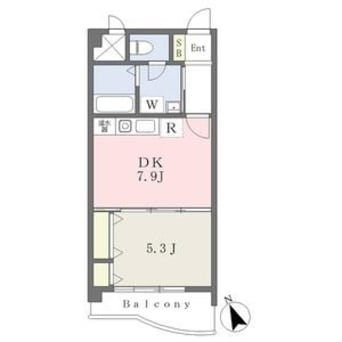 間取図 ジエルメ城陽