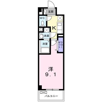 間取図 クレール