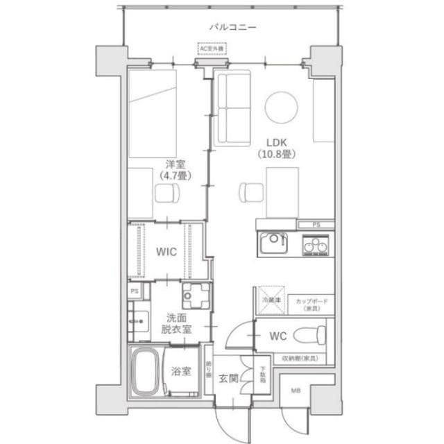 間取り図 アビオス姫路駅東