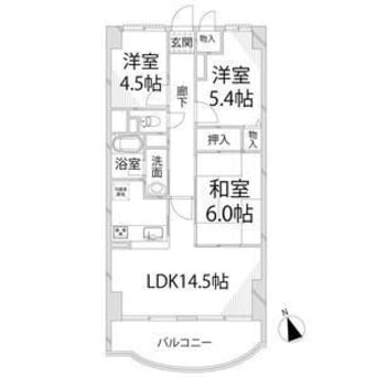 間取図 手柄アートスカイハイツ