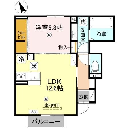 間取り図 ヴィラーチェⅡ