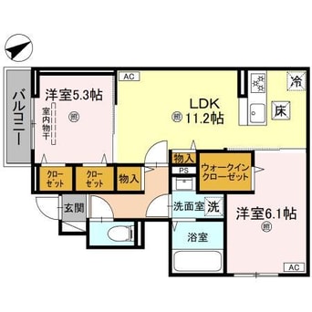 間取図 ルーチェガーデン