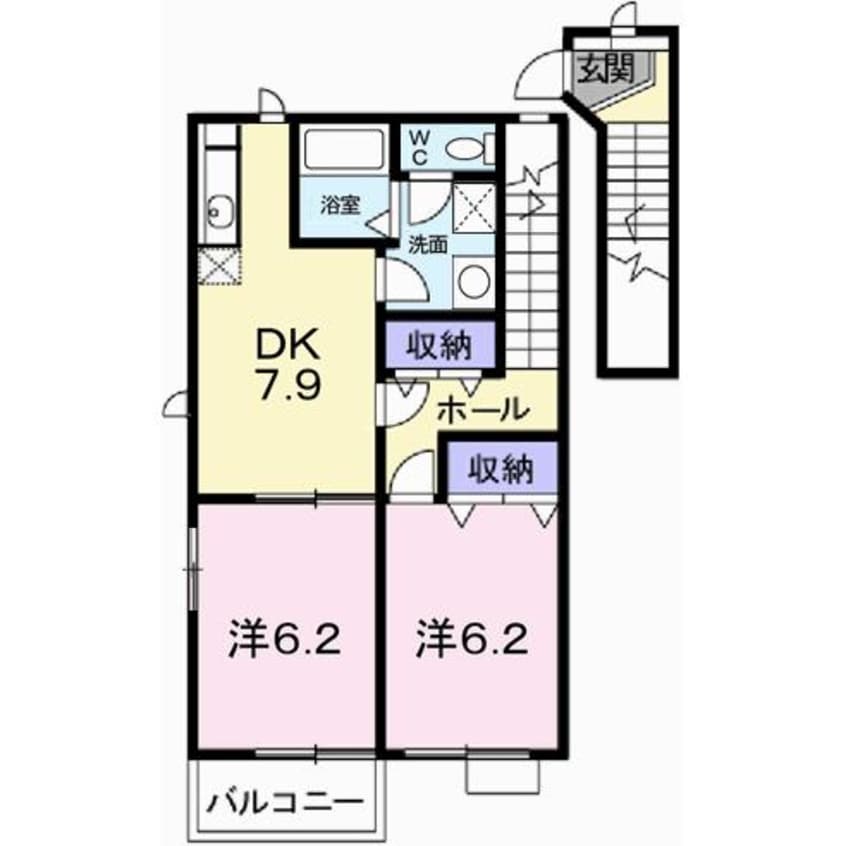 間取図 オーブリー　T・K