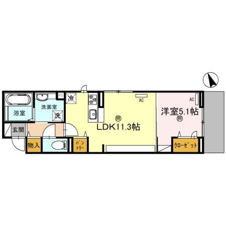 間取り図 D－PLACE安田