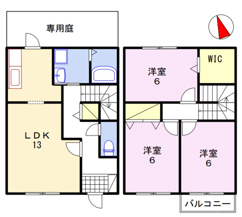 間取図 クレールマノワール
