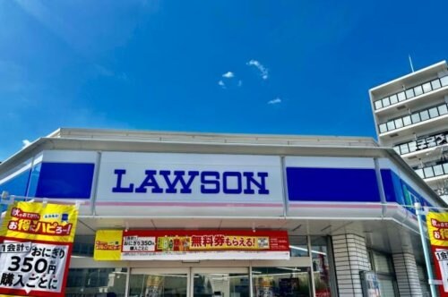 ローソン 福沢町店(コンビニ)まで458m ハイム　アイリー