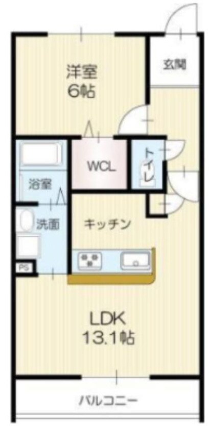 間取り図 エレアージュ宝殿駅前2