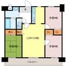 アルコート高岡 3LDKの間取り