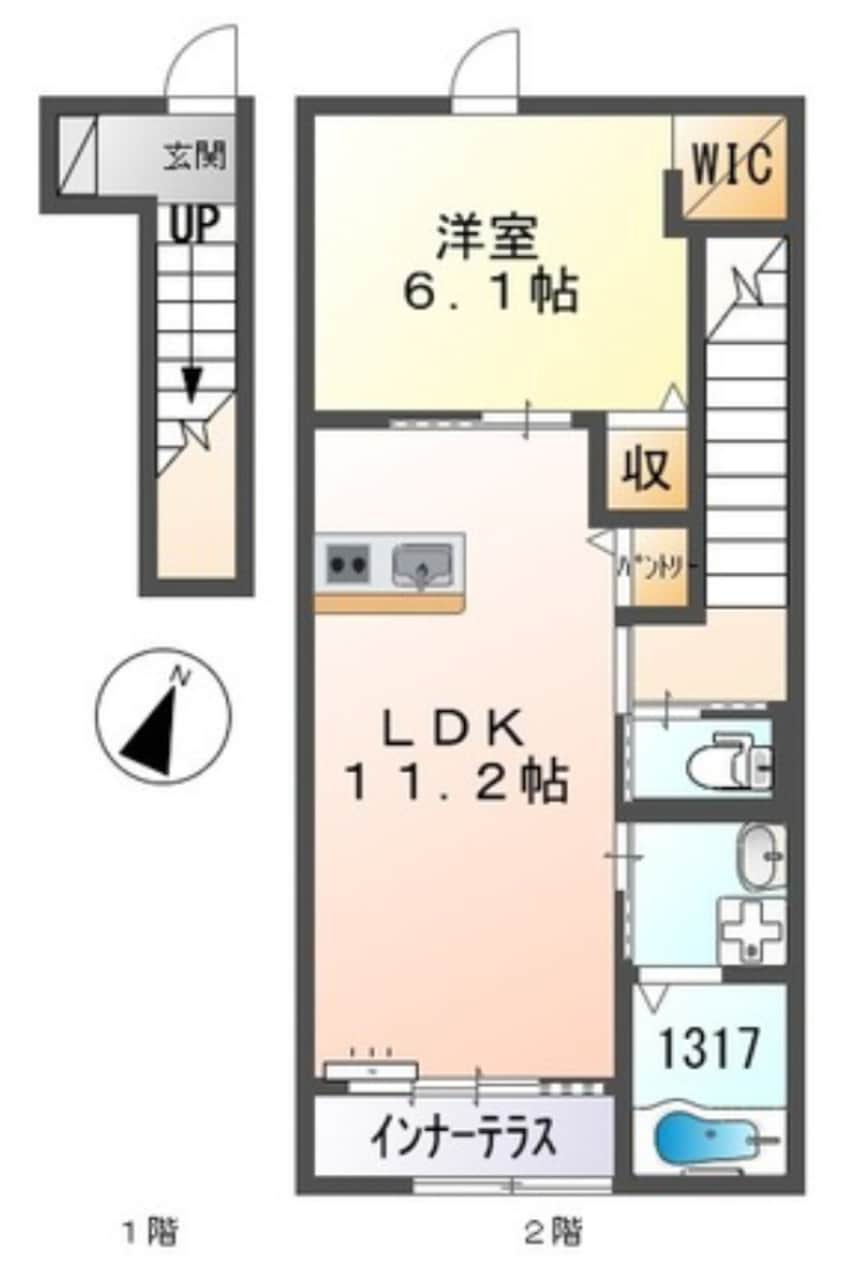 間取図 サンタ・アナ