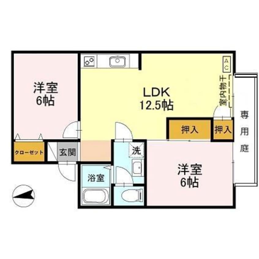 間取図 メゾン堀川A棟