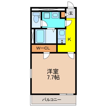 間取図 FORTUNA片田町