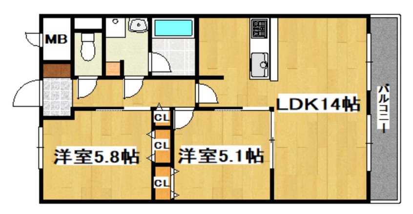 間取図 パーク・フォレスト