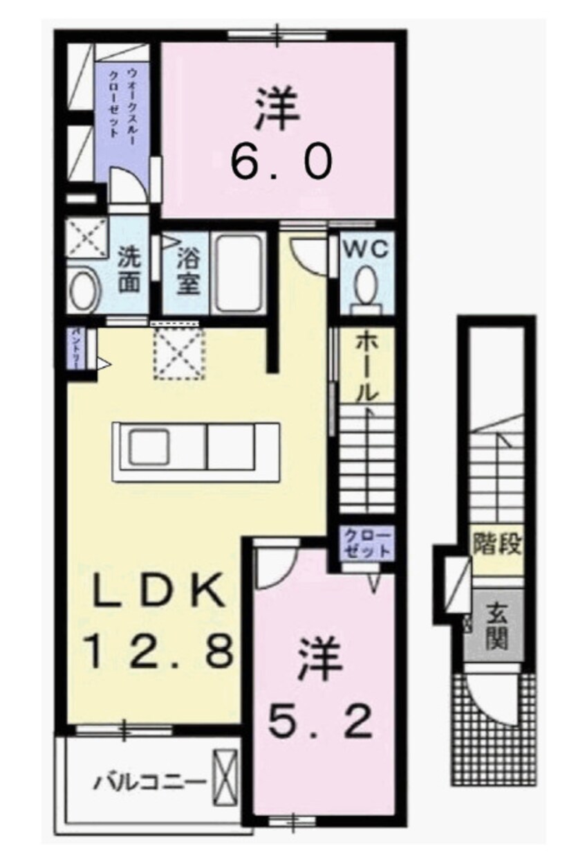 間取図 トレスオハス浜の宮