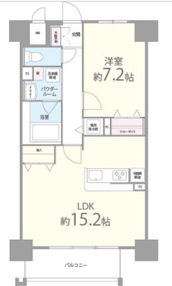 間取図 パレー　ブランシェ
